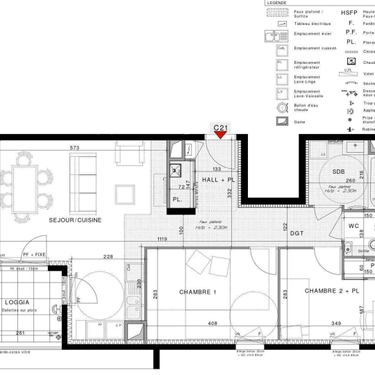  Annonces CROIXROUSSE : Apartment | CHASSIEU (69680) | 65 m2 | 305 000 € 