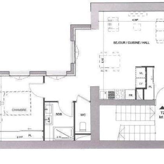  Annonces CROIXROUSSE : Appartement | LYON (69005) | 45 m2 | 273 000 € 