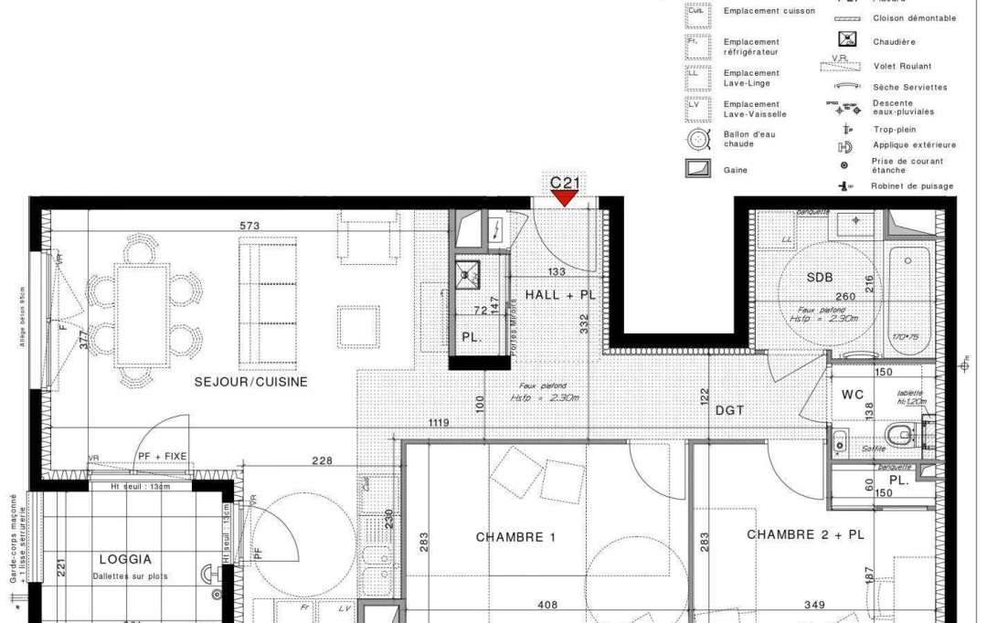 Annonces CROIXROUSSE : Apartment | CHASSIEU (69680) | 65 m2 | 305 000 € 
