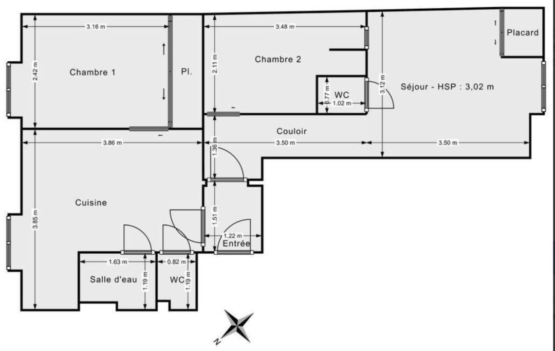 Annonces CROIXROUSSE : Appartement | LYON (69003) | 47 m2 | 235 000 € 