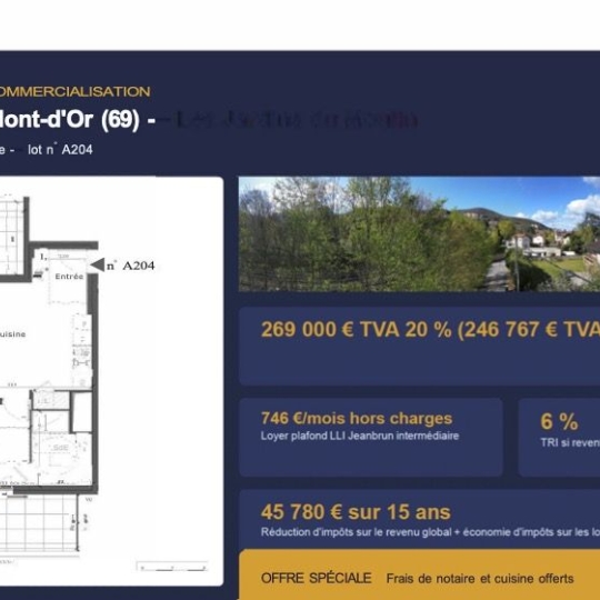  Annonces CROIXROUSSE : Apartment | SAINT-ROMAIN-AU-MONT-D'OR (69270) | 41 m2 | 246 767 &euro; 