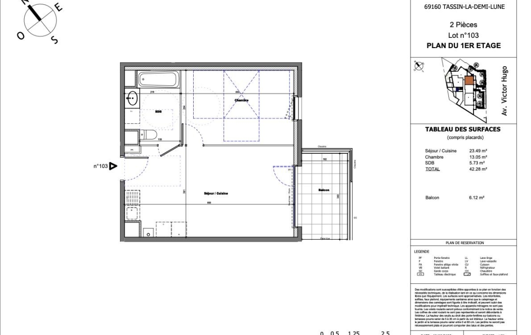 Annonces CROIXROUSSE : Apartment | TASSIN-LA-DEMI-LUNE (69160) | 42 m2 | 239 708 &euro; 
