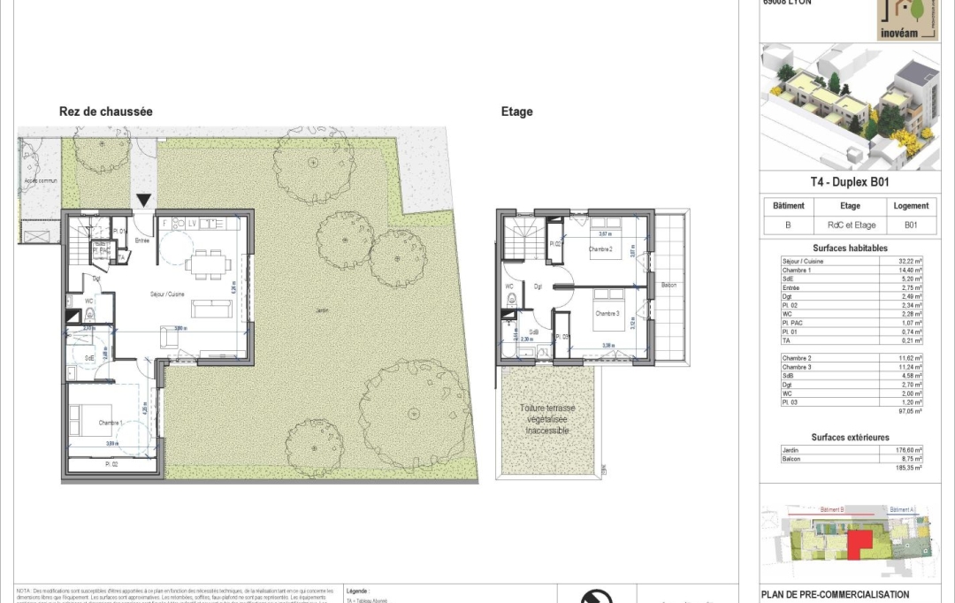 Annonces CROIXROUSSE : House | LYON (69008) | 91 m2 | 497 000 &euro; 
